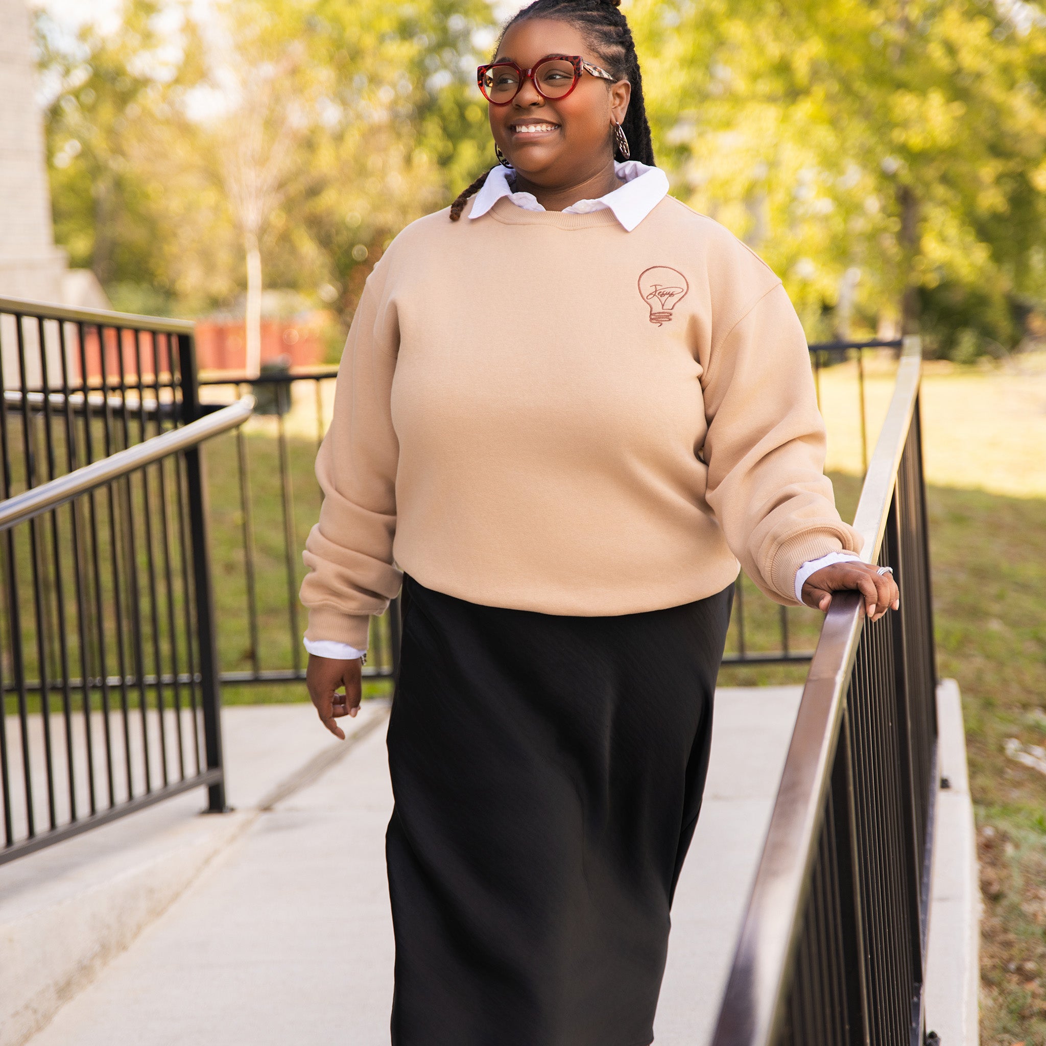 “Jesus is the Light”  Crewneck Sweatshirt